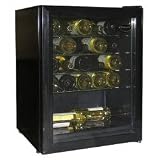 24 Bottle Thermostatic Wine Cellar (Black) (25.75H x 19.25W x 21D)