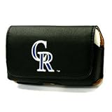 Colorado Rockies Baseball Cell Phone Case with Magnetic closure and Belt Loops with Free Lanyard Set.
