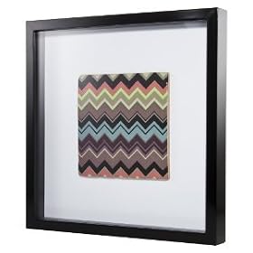Missoni Target Exclusive Framed Wall Tile Zig Zag Multi Color