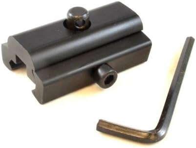 UTAC Sling Swivel Stud Picatinny Rail Harris Bipod Adapter in Anodized Black Finish