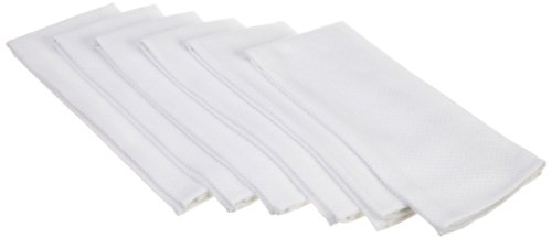 Kane Home Products White Dot Weave All-Purpose Kitchen Towel, Set of 6