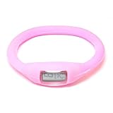 Prime Time Smart Pink Rubber Sports Calendar Watch