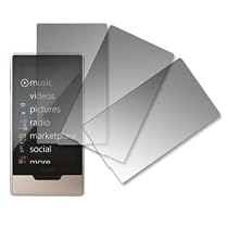 3 Pack of Premium Crystal Clear Screen Protectors for Microsoft Zune HD 16 GB...