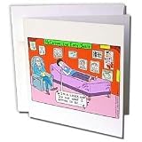Londons Times Funny Medicine Cartoons - McCartney at the Shrink - Greeting Cards-6 Greeting Cards with envelopes