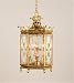 Currey & Company 9660 Lillian August 6 light Foyer Light, Gold Leaf