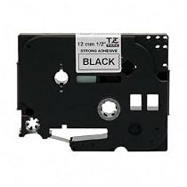 Brother TZ231 1/2in Labeling Tape (26.2ft, Black on White)