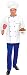 Adult's Chef Halloween Costume (Size: Large 42-44)