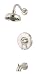 Tools & Hardware : Price Pfister 808M0BK Marielle Single-Handle Tub and Shower Faucet, Brushed Nickel