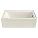 American Standard 2545102.222 Town Square S 60"x30" Bathtub- Right Drain, Linen
