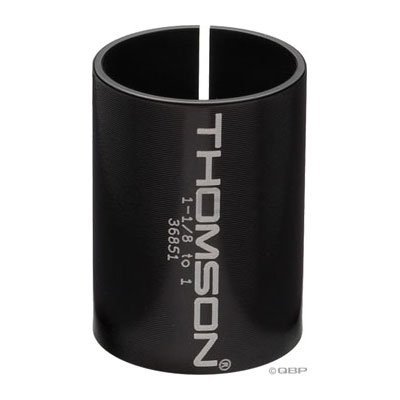 Thomson Bicycle Step Shim (1 to 1-1/8-Inch, Black)