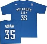 NBA Men's Oklahoma City Thunder Kevin Durant Gametime Name & Number Tee
