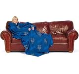 New York Mets Adult Comfy Throw Blanket with Sleeves