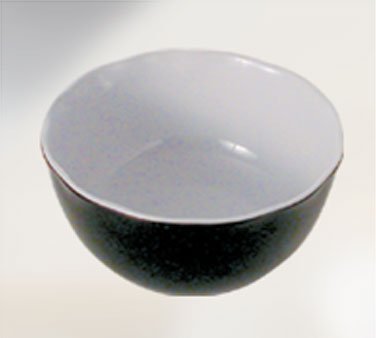 Black Pearl 2-Tone Melamine 5.5 Qt. Bowl - 11-1/4