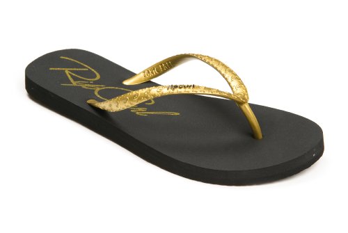 Rip Curl BONDI 3. TWTL09, Damen Sandalen/Fashion-Sandalen, Gold (BLACK/GOLD), EU 36