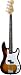 Fender® Standard Precision Bass® (P-Bass) 4-string Bass Guitar - Brown Sunburst, Rosewood Fretboar
