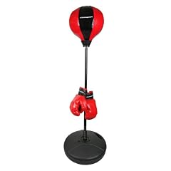 Ultrasport Punchingball / Boxstand f�r Wasser- oder Sandf�llung, h�henverstellbar von 90-130cm inkl. Boxhandschuhe f�r Kinder