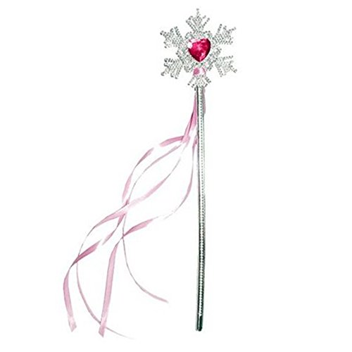 Imagen 4 de Frbelle® Vestido de Princesa con 3 Piezas de Peluca Tiara Diadema Varita Mágica Disfraz de Carnaval Cumpleaños Fiesta Cosplay Halloween para Niñas de 2 3 4 5 6 8 Años