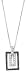 Sterling/B&W Diamond Rectngl Necklace .51 TW SW-344