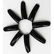 Black tip 50 pcs/bag, (size 4)