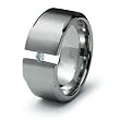 Stainless Steel Ring with CZ (Sizes 9-13)