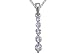0.50 cts Journey Diamond Pendant - 14kt White Gold FREE GIFT BAG!