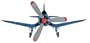 Hunter Fans 24852 48" Fantasy Flyer Kid's Indoor Flush Mount Blue Ceiling Fan