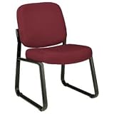 Armless Guest/Reception Chair - Wine