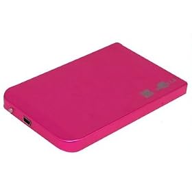 BIPRA 80GB 80 gb 2.5 USB 2.0 External Pocket Slim Hard Drive - SWEET PINK - FAT32