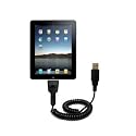 Gespultes Hot Sync und USB Daten Kabel Ladegerät mit TipExchange für Apple iPad Tablet Computer - von Gomadic