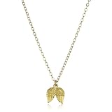 Dogeared Moms Are Angels Gold Dipped Sterling 