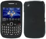 BlackBerry Curve 8520 Black Rubber Feel Hard Case Cover