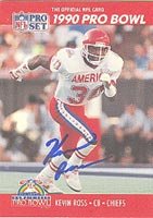 Cover image : Kevin Ross, Kansas City Chiefs Autographed Card