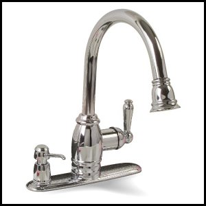 Premier 120110 Sonoma Pull-Down Kitchen Faucet with Matching Soap Dispenser, Chrome