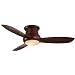 Minka-Aire F519-MG 52-inch Concept II Flush Mount Ceiling Fan, Mahogany with Mahogany Blades
