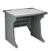 34" Aspira Workstation Table - Charcoal/ Granite