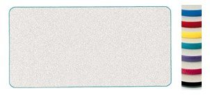 McCourt 74410PGG-LOW 24 x 48 Inch Activity Table - Pebble Gray Top with Green Banding & Legs - Adjusts to 15-22 Inches
