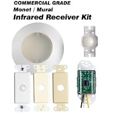 Leviton 177IR-IWA Wall Or Ceiling Mount Infrared Receiver for Mural, Ivory/White/Almond
