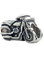 CleverEve Designer Series Motorcycle Hobbies Professions Travel Sterling Silver Charm