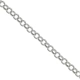 Sterling Silver .030 Rolo Bombato Anklet 10in