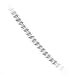 18k White Gold 5mm Solid Curb Chain Necklace -24