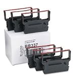 Nu-kote Model NK337BR Black/Red Nylon Cash Register Ribbon