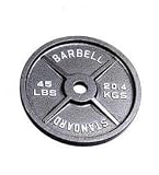 Troy Barbell BO-045 USA Sports Black Olympic Plate