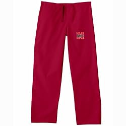 Nebraska Cornhuskers NCAA Classic Scrub Pant (Red)