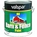 Valspar 3141-75 Barn and Fence Oil Based Paint, 1-Gallon, White by Valspar
