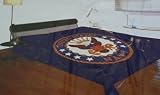 Military Mink Fleece King(Throw)/Queen Size Blanket with Zippered Storage/Carrying Case - Navy