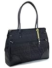 Chelsey Henry Work To Play Black Stitched Nylon - Black Polished Leather