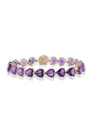 Effy Jewlery Yellow Gold Amethyst Bracelet, 30.60 TCW