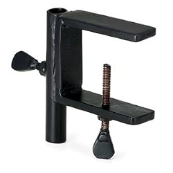 4" Black Steel Deck and Patio Bracket for Torches