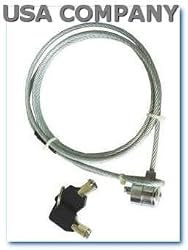 HDE (TM) Notebook Laptop Security Steel Cable Lock with Key