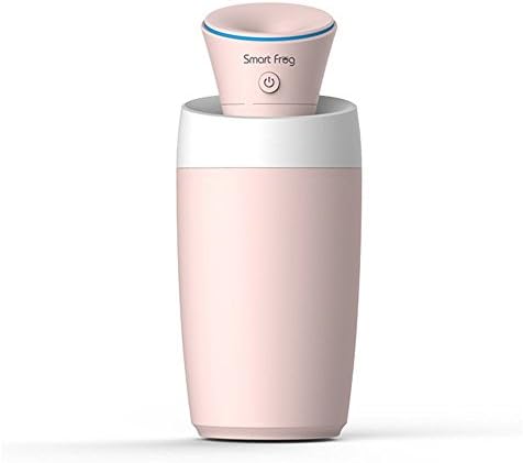 Tanxih Ultra-silence Mini Portable Cool Mist Humidifier Personal Air Purifier Ultrasonic USB Powered Air Water Diffuser for Car Travel Baby and Home with Travel Water Cup for Thanksgiving Gift (Pink)